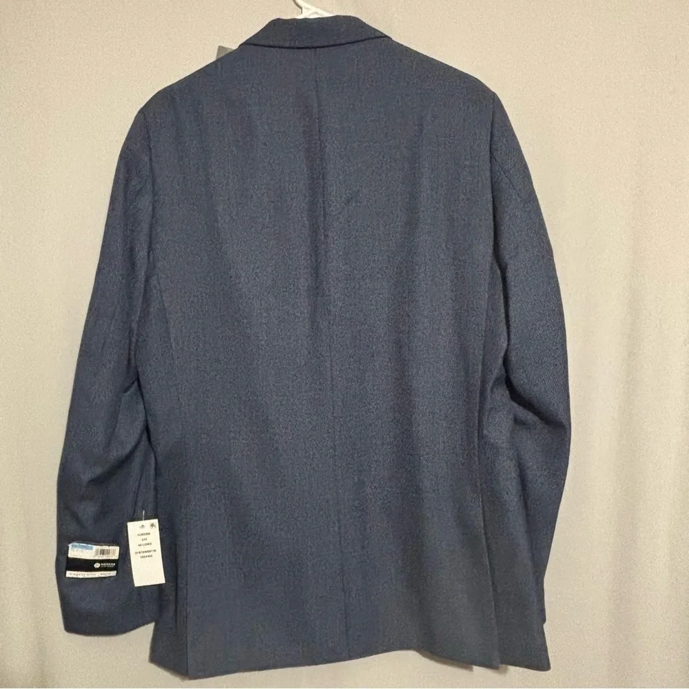 HAGGAR Sport Coat Slim Fit Blue Size 40 LONG